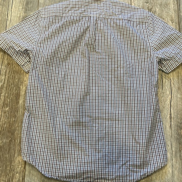 Dockers Men Shirt plaid size medium, button-down, short sleeve - Picture 4 of 5